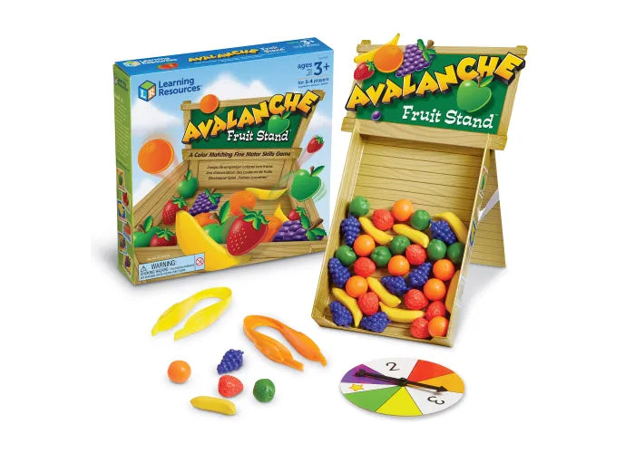 Learning Resources Avalanche Fruit Stand - Fun Fruit Sorting Game ...